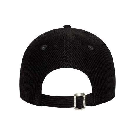 Casquette 9Forty® en coton noire strapback aspect velours côtelé - Image 2