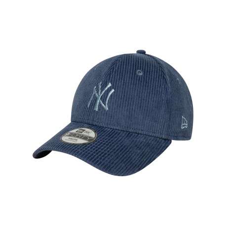 Casquette 9Forty® en coton bleue strapback aspect velours côtelé