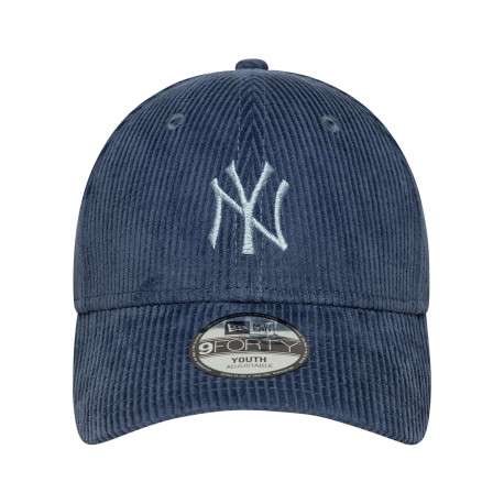 Casquette 9Forty® en coton bleue strapback aspect velours côtelé - Image 3