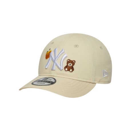 Casquette 9Forty® en coton beige strapback avec des éléments brodés