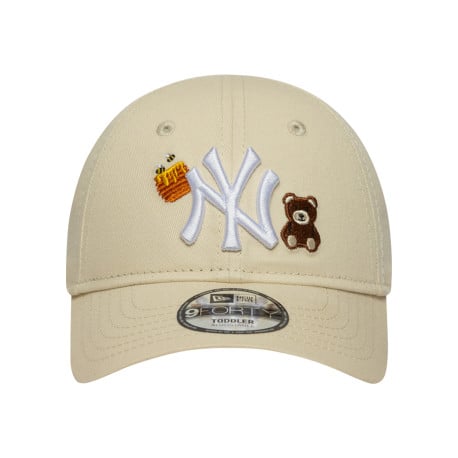 Casquette 9Forty® en coton beige strapback avec des éléments brodés - Image 3