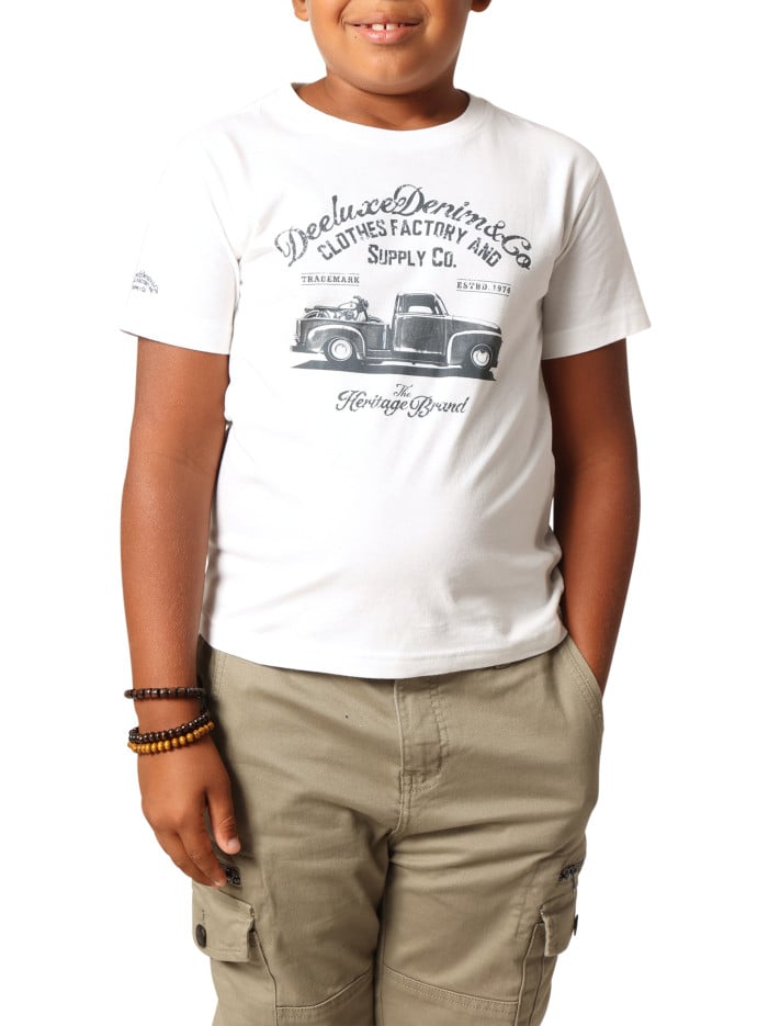 T-shirt en coton blanc...