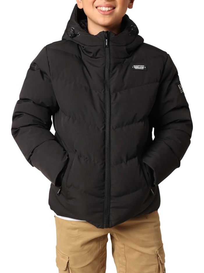 Doudoune noire matelassée...