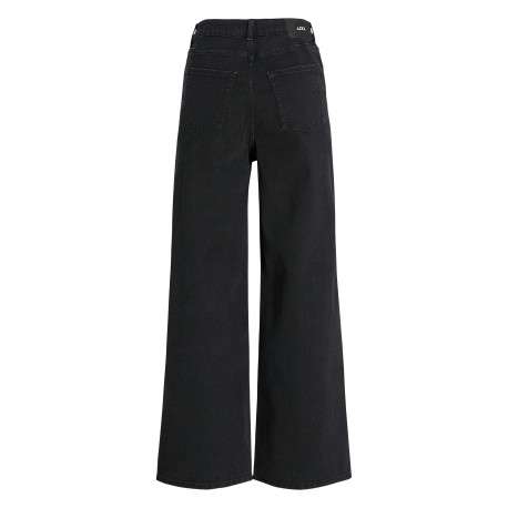 Jean Tokyo en coton noir uni à coupe bootcut et taille haute - Image 2