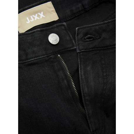 Jean Tokyo en coton noir uni à coupe bootcut et taille haute - Image 4