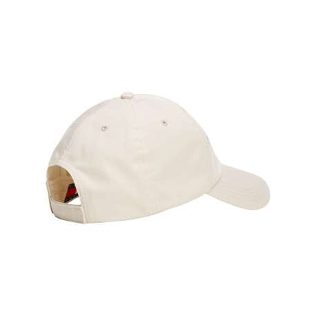 Casquette en coton biologique écrue unie avec nom iconique brodé à l'avant - Image 3