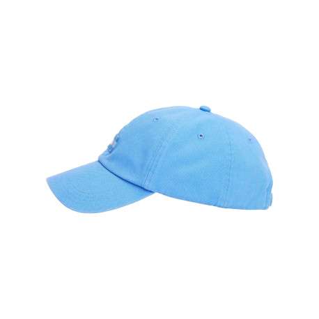 Casquette en coton bleue unie avec nom iconique brodé à l'avant - Image 3
