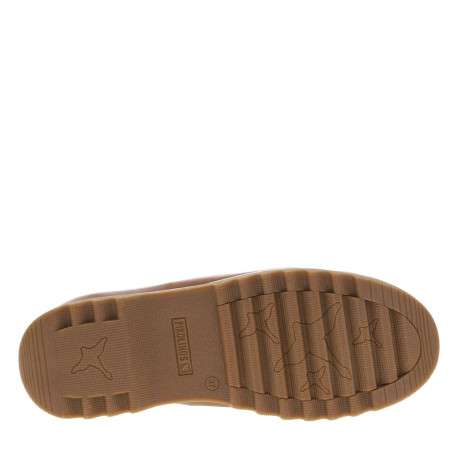 Sneakers en cuir avec semelle à talon plat et cranté et lacets - Image 6