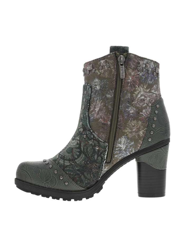 Boots kaki et multicolores...