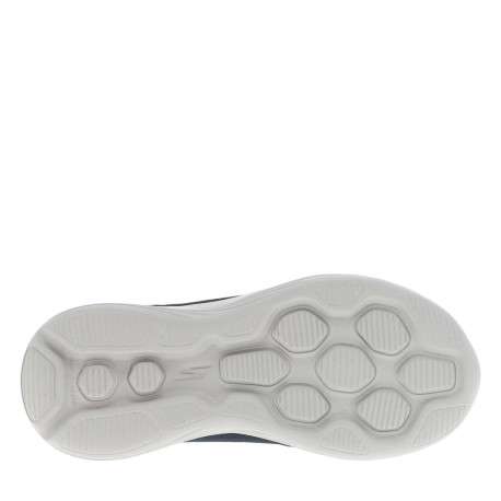 Baskets de running bleues à talon plat avec une fermeture slip-on - Image 5