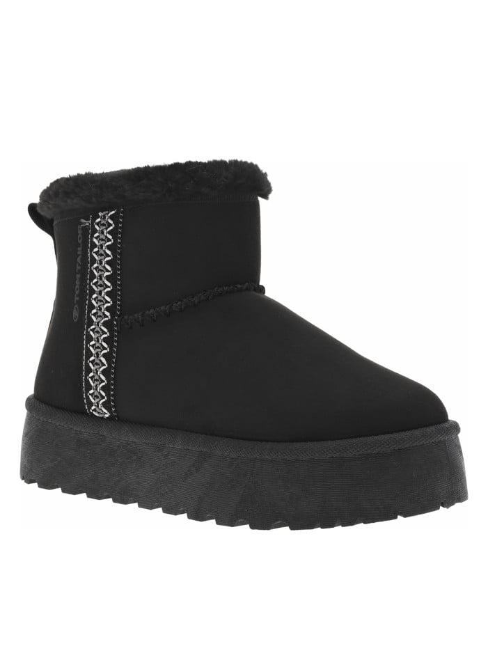 Boots noires à talon...