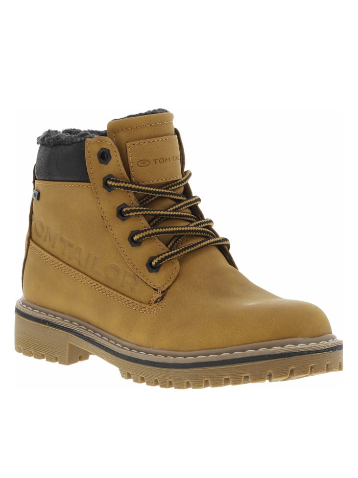 Boots miel à talon décroché...