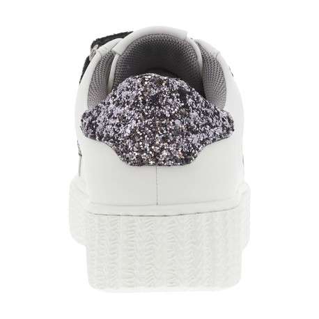 Tennis violettes à bandes auto-agrippantes ornées de paillettes - Image 6