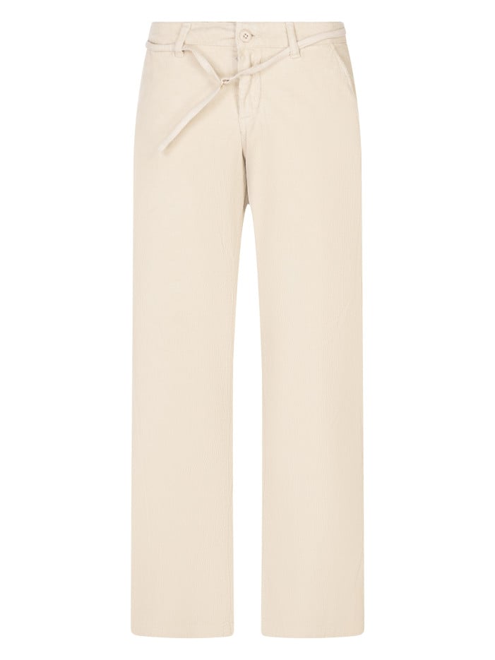 Pantalon en velours beige...