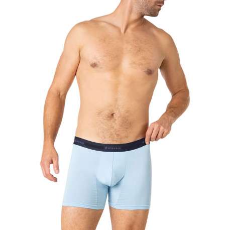 Lot de 3 boxers classiques en coton camel avec le nom de la marque - Image 5