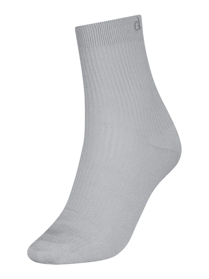 Chaussettes hautes grises...