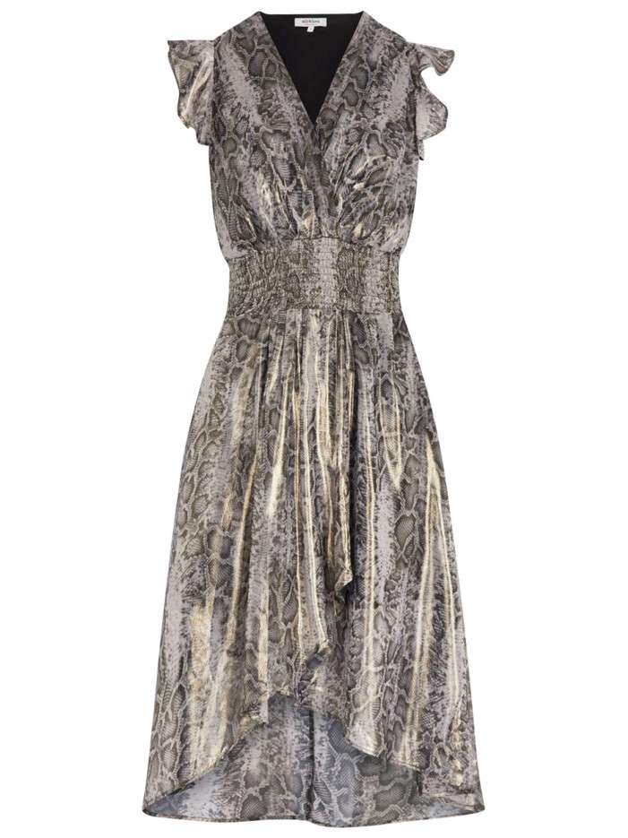 Robe longue bronze sans...