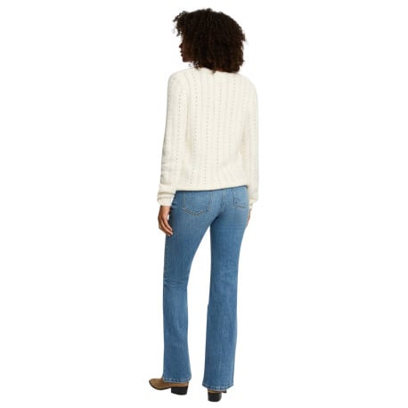 Jean en coton stone coupe bootcut pourvu de boutons dorés - Image 3