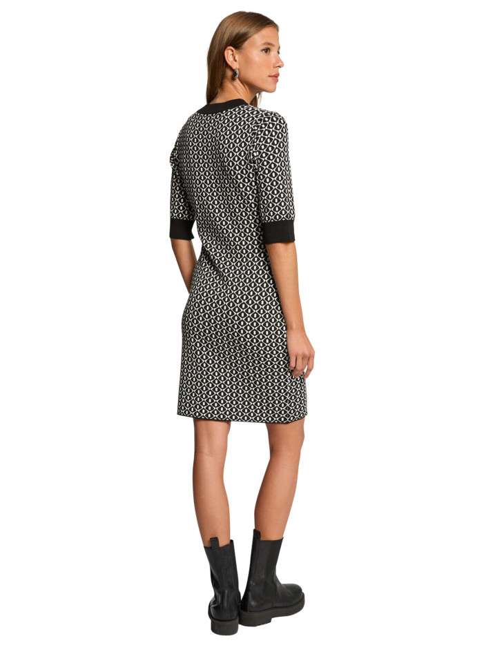 Robe Noire Et Blaque Neuve Morgan Taille 34 - Valeur 75€, Avec étiquettes