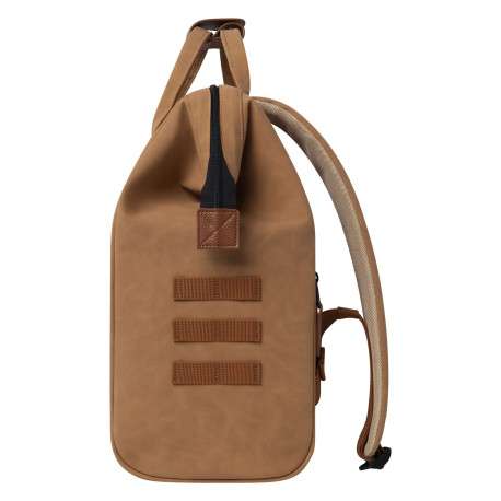 Sac à dos camel effet cuir nubuck pourvu d'anses pour un porté mains - Image 6