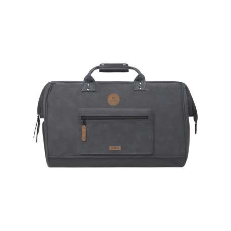 Sac gris uni pourvu de multiples rangements avec pochette incluse - Image 2
