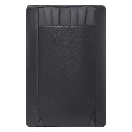 Sac gris uni pourvu de multiples rangements avec pochette incluse - Image 5