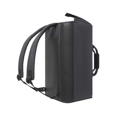 Sac gris uni pourvu de multiples rangements avec pochette incluse - Image 6