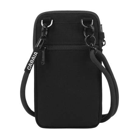 Pochette noire à bandoulière amovible pour téléphone portable - Image 2