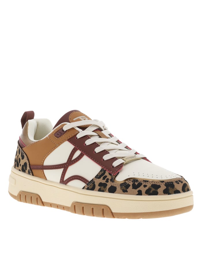 Sneakers blanches à talon...