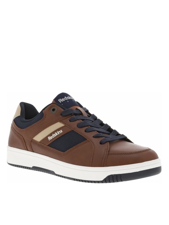 Sneakers cognac à talon...