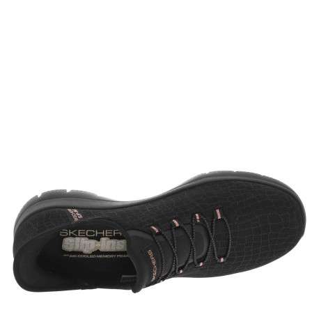 Baskets running noires à talon plat pourvues d'un système slip-ins - Image 4