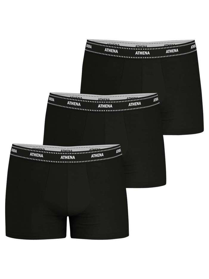 Lot de 3 boxers noirs en...