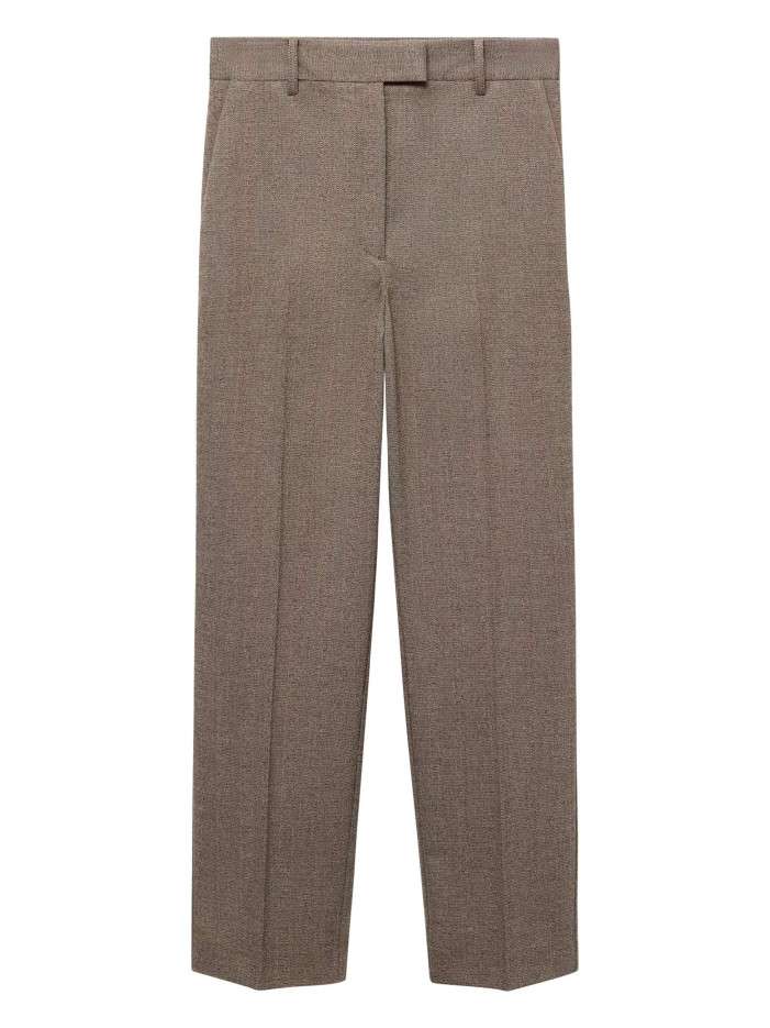 Pantalon chino taupe à...