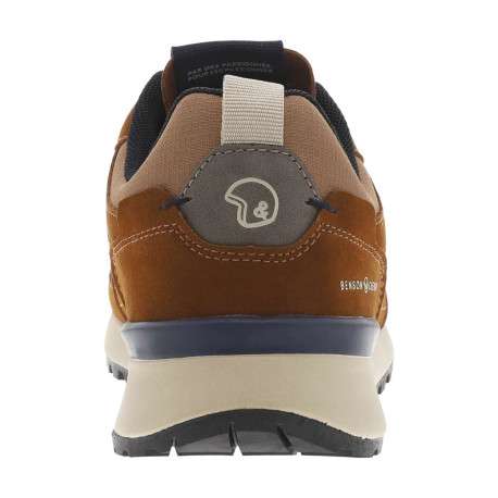 Baskets running cognac pourvues de lacets avec semelle à talon plat - Image 6