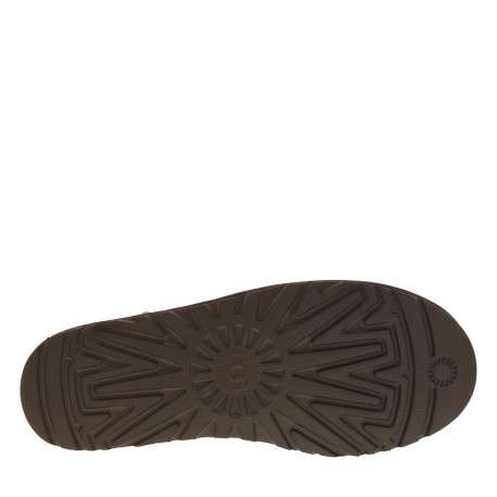 Boots en cuir marron à talon plat avec une doublure en fausse fourrure - Image 5