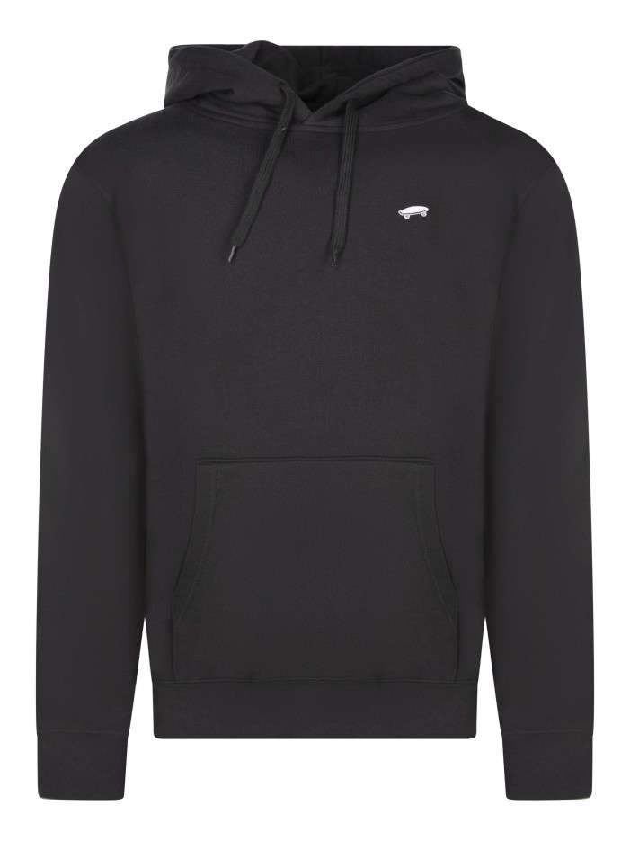 Sweat en coton noir uni...