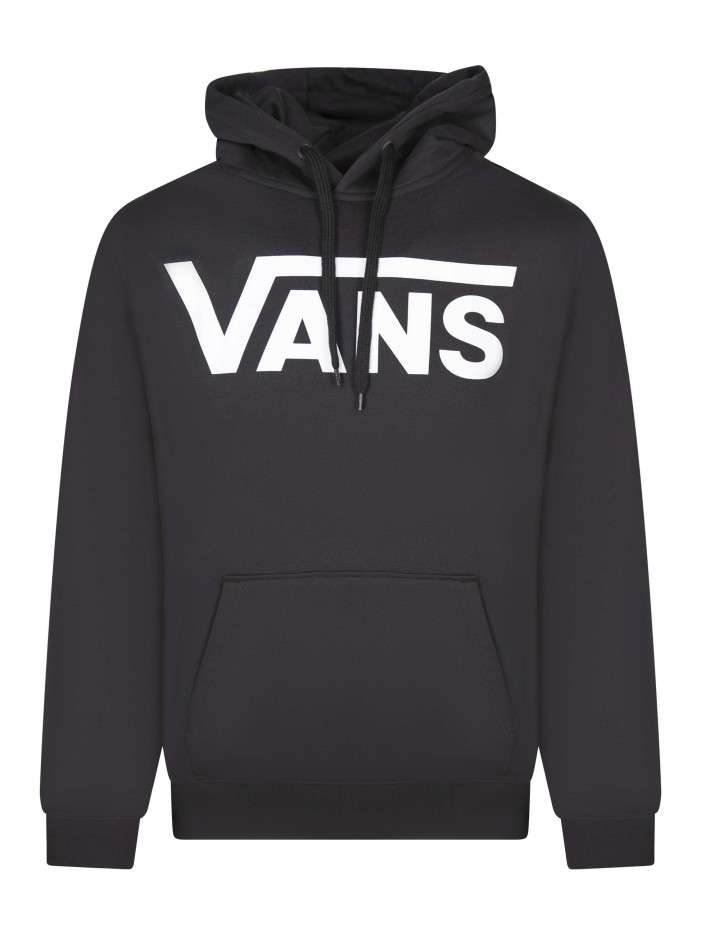 Sweat en coton noir uni...