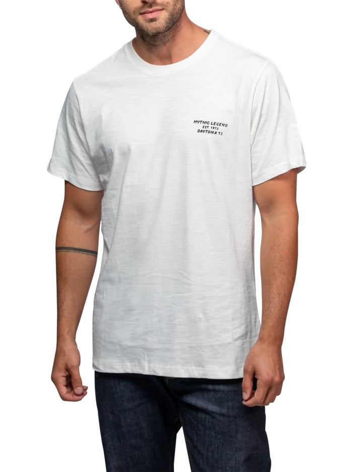 T-shirt en coton blanc...