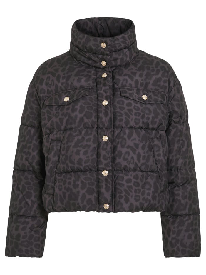 Doudoune violette ornée...