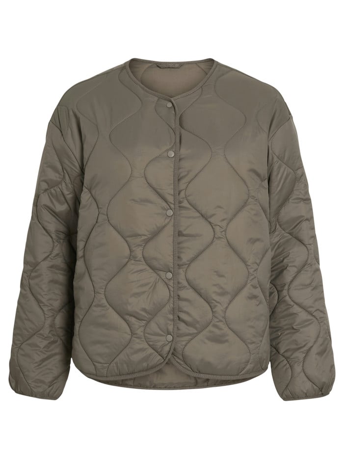 Doudoune beige satinée...