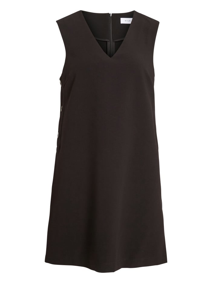 Robe courte noire sans...