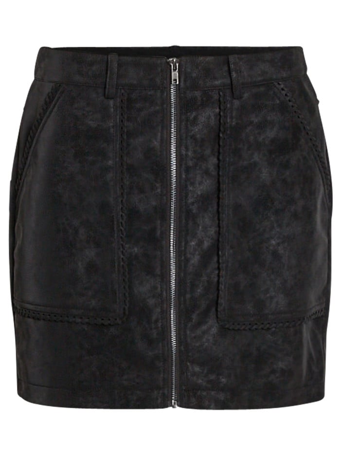 Jupe courte noire moucheté...