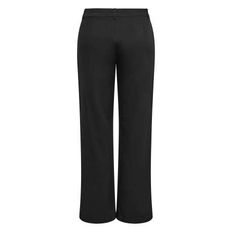 Pantalon chino noir coupe bootcut pourvu de passants pour la ceinture - Image 2