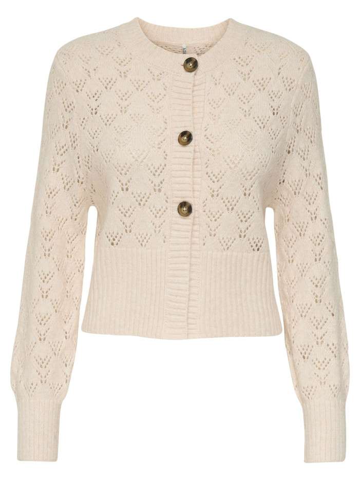 Gilet beige en maille...