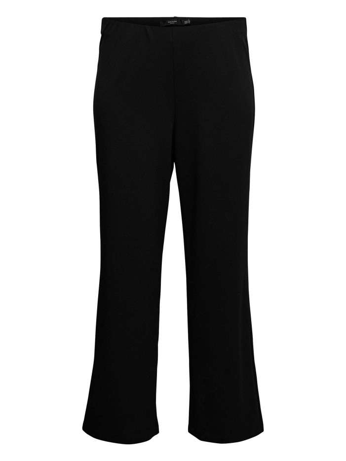 Pantalon noir uni à coupe...
