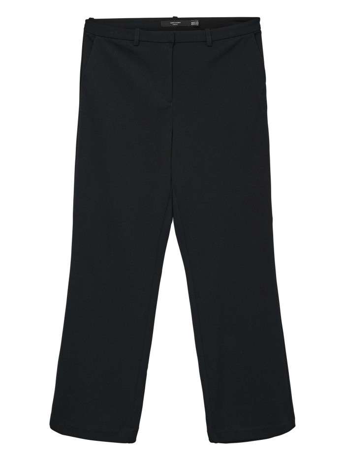 Pantalon noir uni à une...