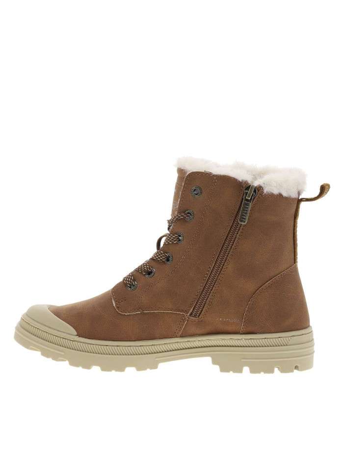 Bottines cognac à talon...