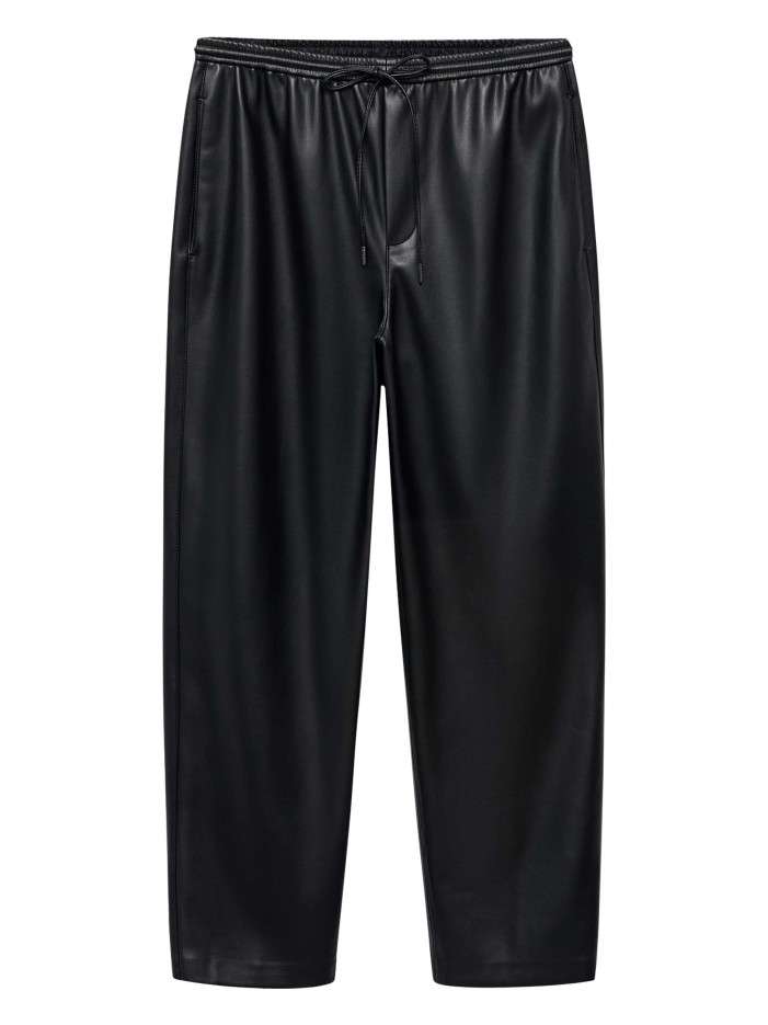 Pantalon chino noir en...