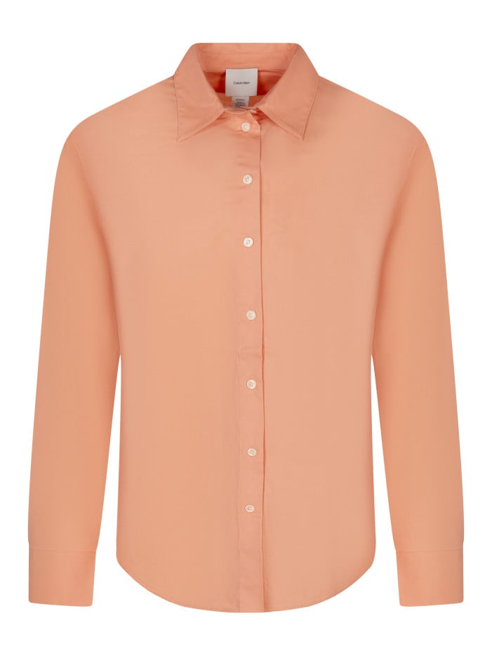 Chemisier en coton corail...