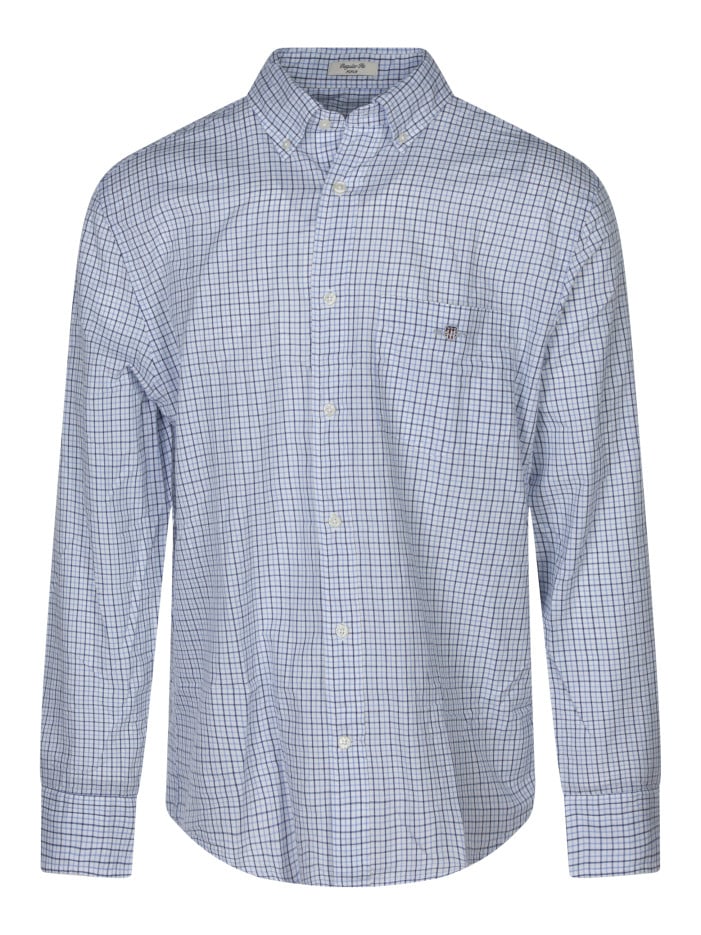 Chemise en coton blanche et...